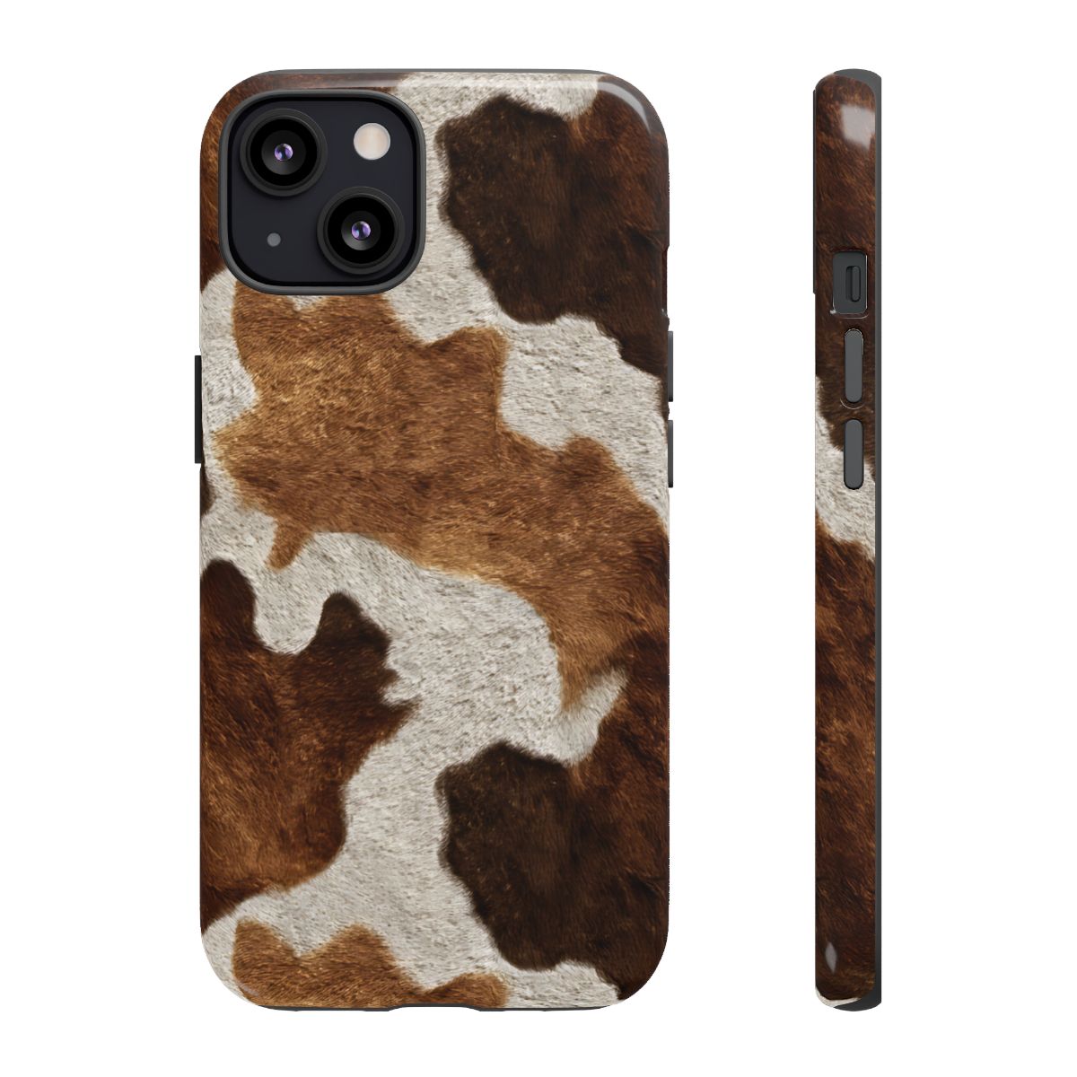 Two-Tone Brown Cowhide Tough Case