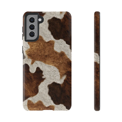 Two-Tone Brown Cowhide Tough Case