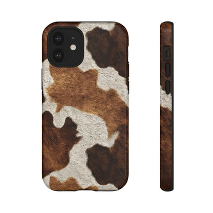 Two-Tone Brown Cowhide Tough Case