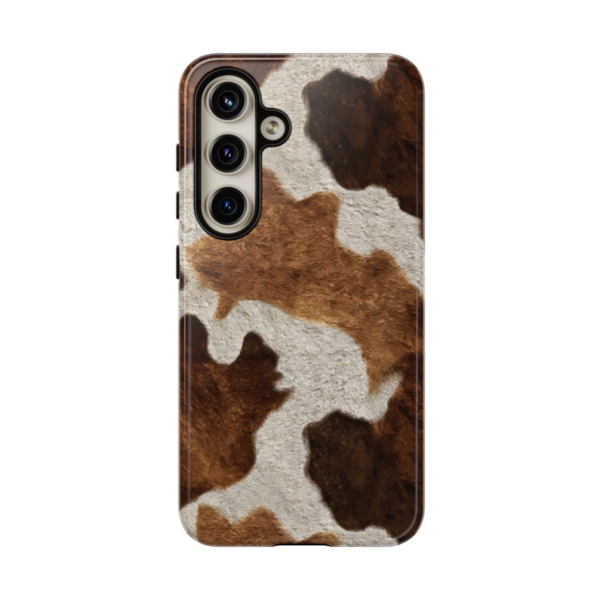 Two-Tone Brown Cowhide Tough Case