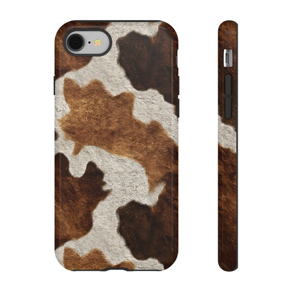 Two-Tone Brown Cowhide Tough Case