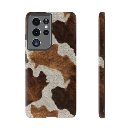 Two-Tone Brown Cowhide Tough Case