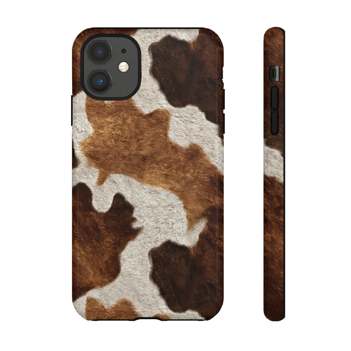 Two-Tone Brown Cowhide Tough Case