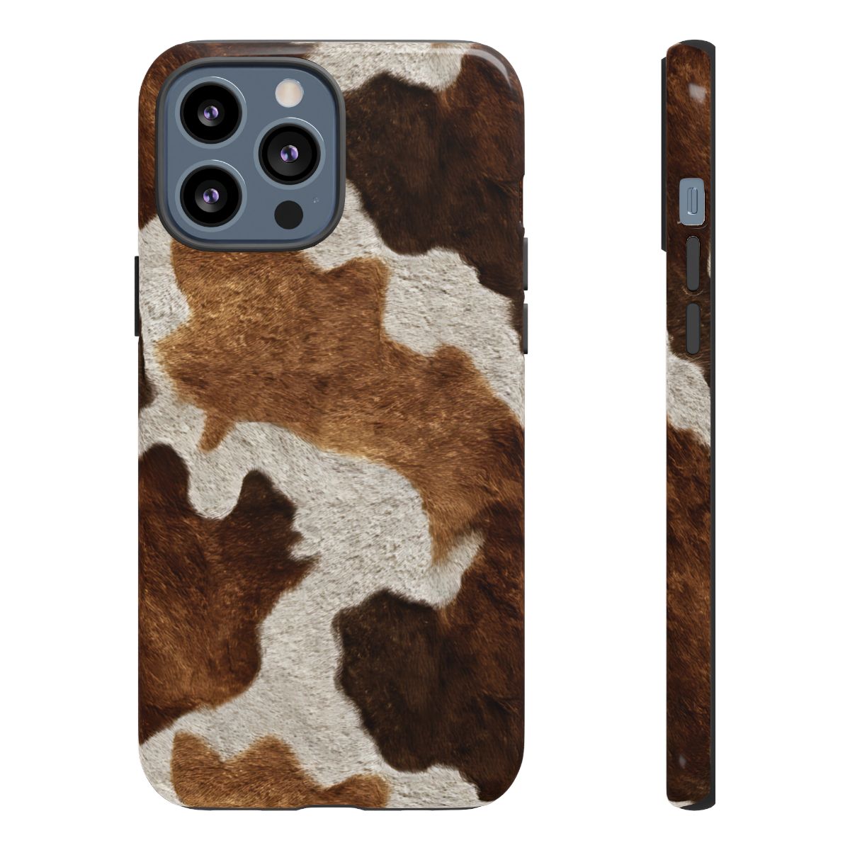 Two-Tone Brown Cowhide Tough Case