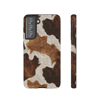 Two-Tone Brown Cowhide Tough Case