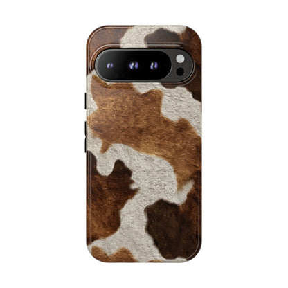 Two-Tone Brown Cowhide Tough Case