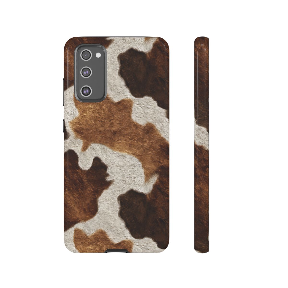 Two-Tone Brown Cowhide Tough Case