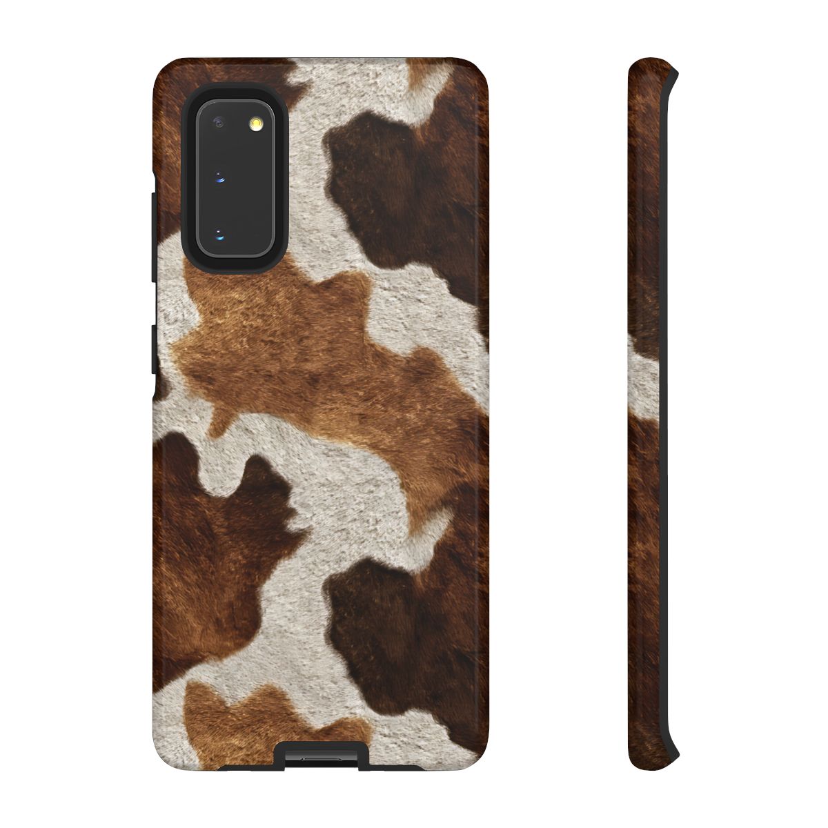 Two-Tone Brown Cowhide Tough Case