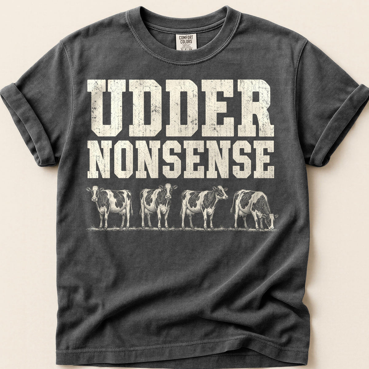 Udder Nonsense T-shirt on Pepper