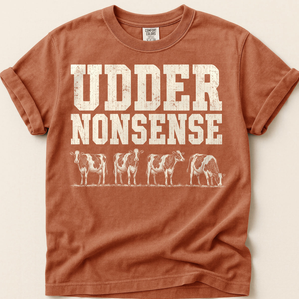 Udder Nonsense T-shirt on Yam