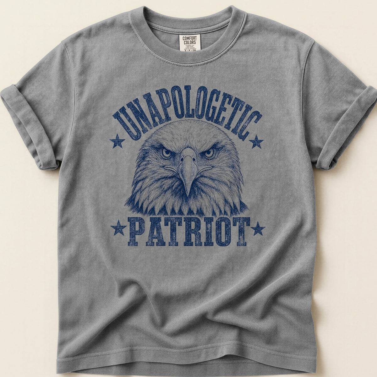 Unapologetic Eagle T-shirt on Grey
