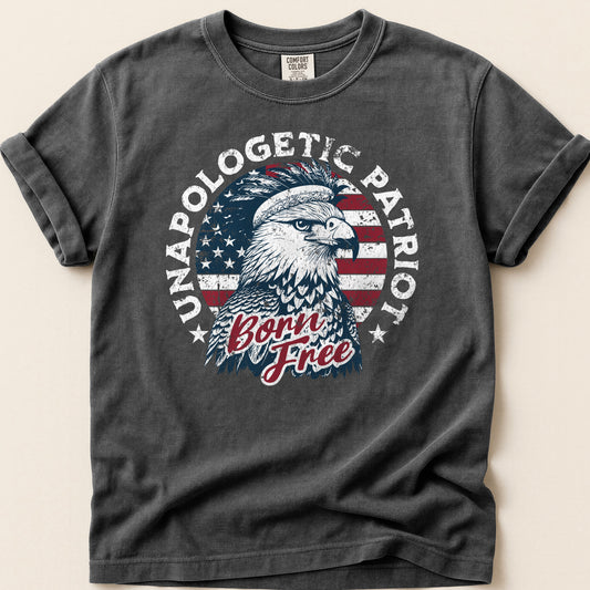 Unapologetic Patriot T-shirt on Pepper