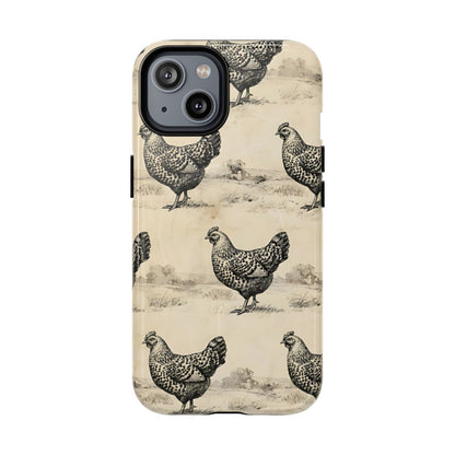 Vintage Chickens Magnetic Case