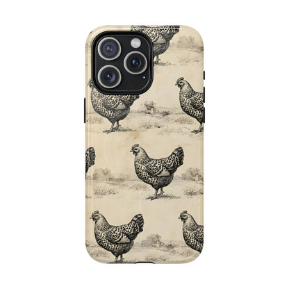 Vintage Chickens Magnetic Case
