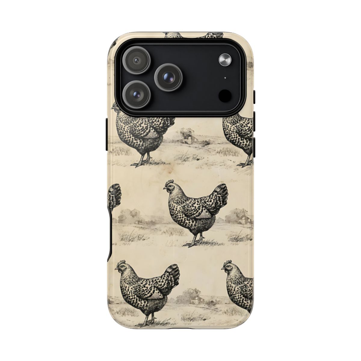 Vintage Chickens Magnetic Case