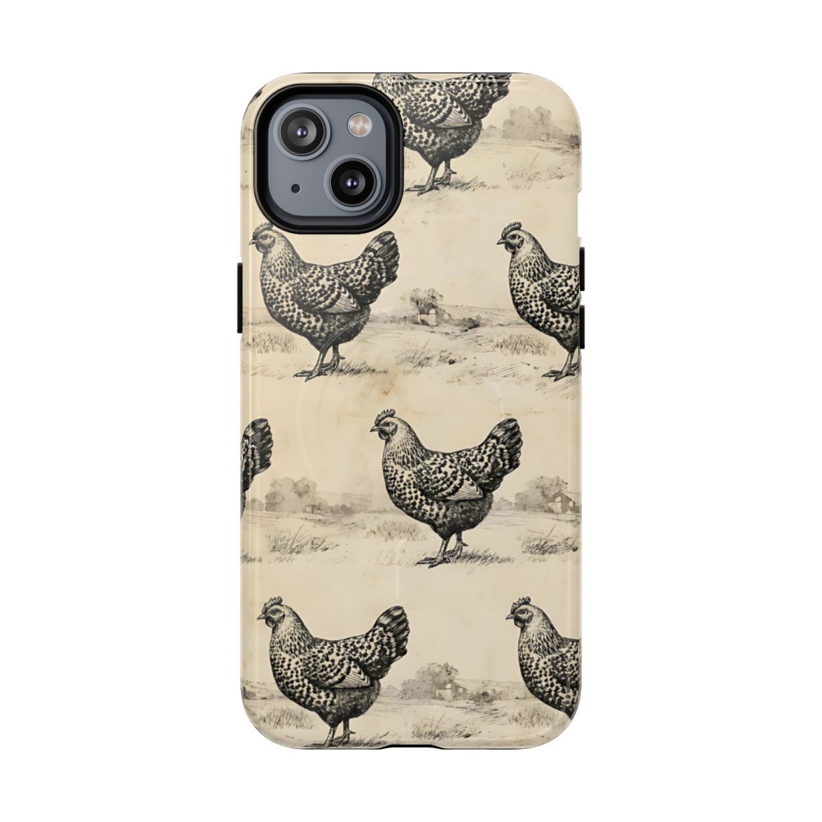 Vintage Chickens Magnetic Case