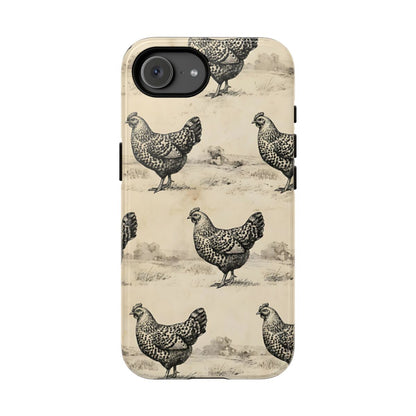 Vintage Chickens Tough Case - iPhone 17e