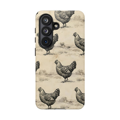 Vintage Chickens Tough Case