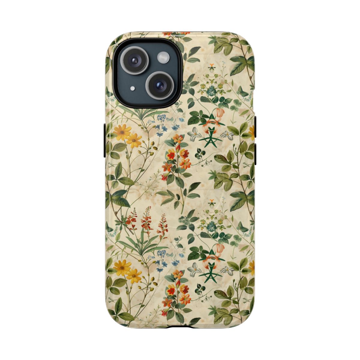 Vintage Floral Magnetic Case