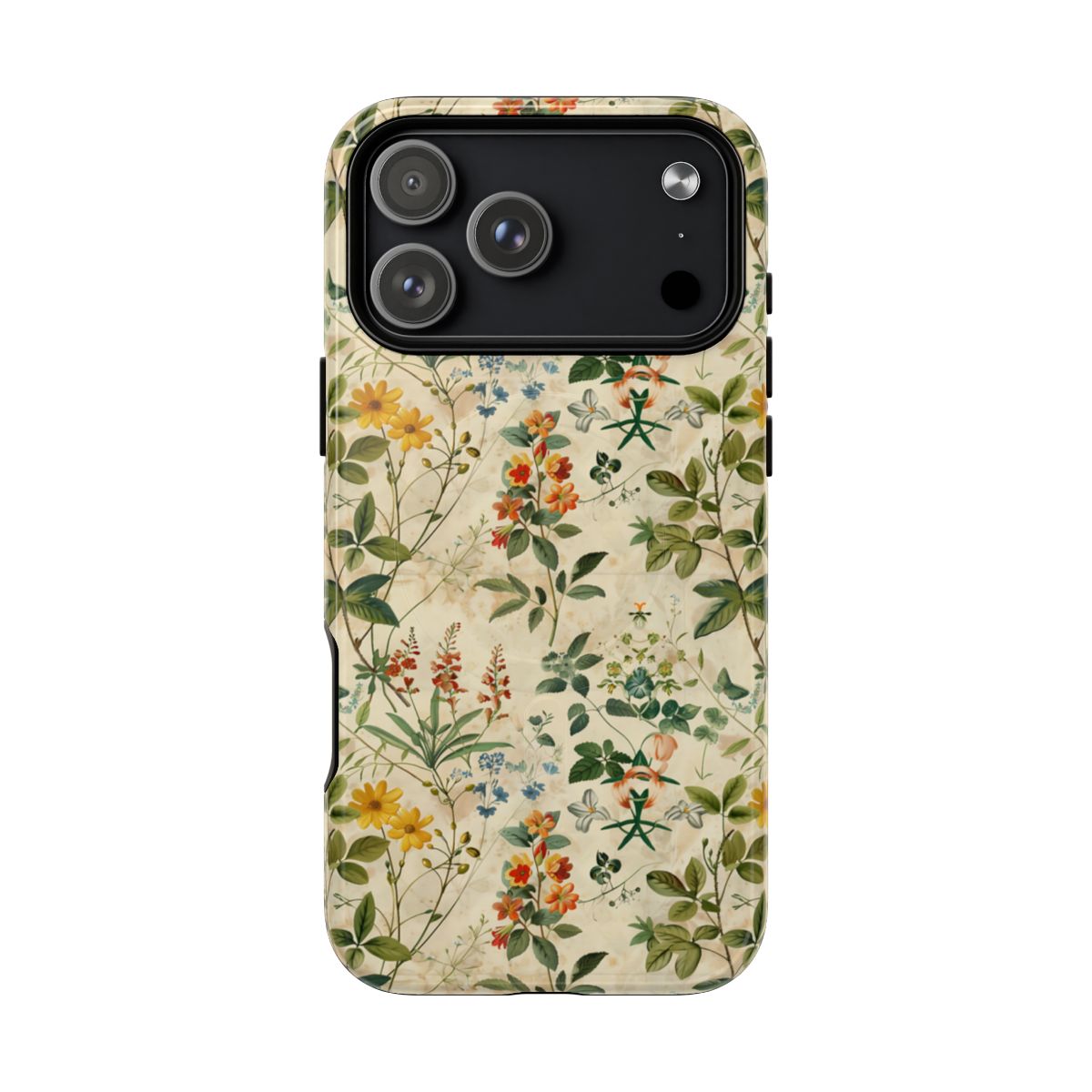 Vintage Floral Magnetic Case