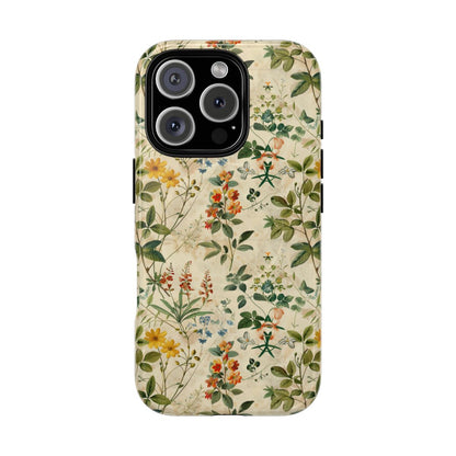 Vintage Floral Magnetic Case