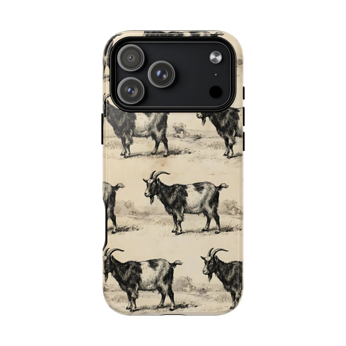 Vintage Goats Magnetic Case - iPhone 18 Pro Max