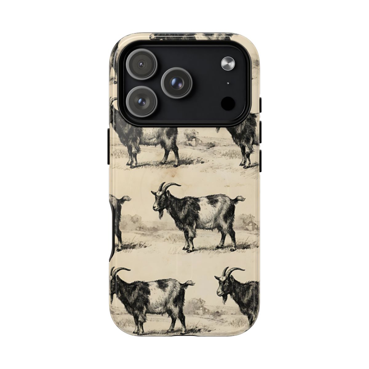 Vintage Goats Magnetic Case - iPhone 18 Pro