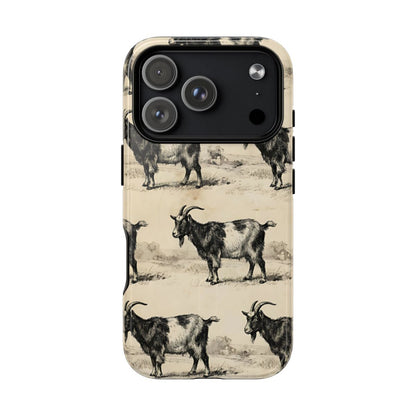 Vintage Goats Magnetic Case - iPhone 18 Pro