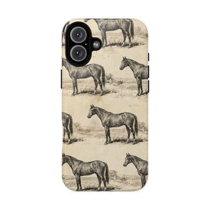 Vintage Horses Magnetic Case