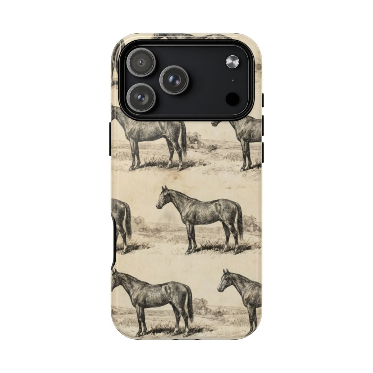 Vintage Horses Magnetic Case