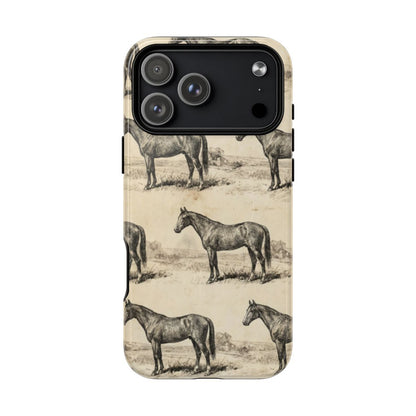 Vintage Horses Magnetic Case