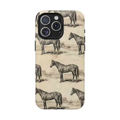 Vintage Horses Magnetic Case