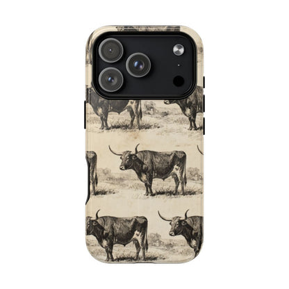 Vintage Longhorns Magnetic Case