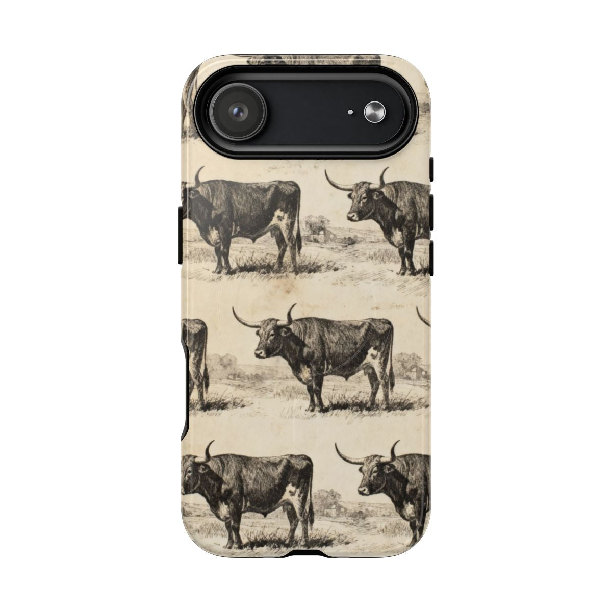 Vintage Longhorns Magnetic Case