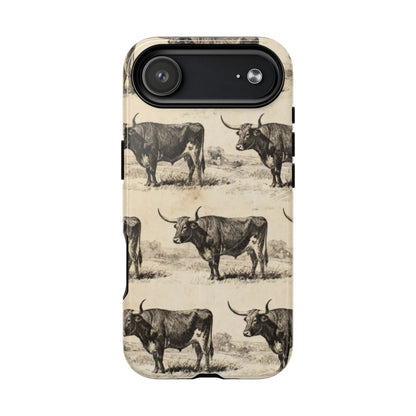 Vintage Longhorns Magnetic Case