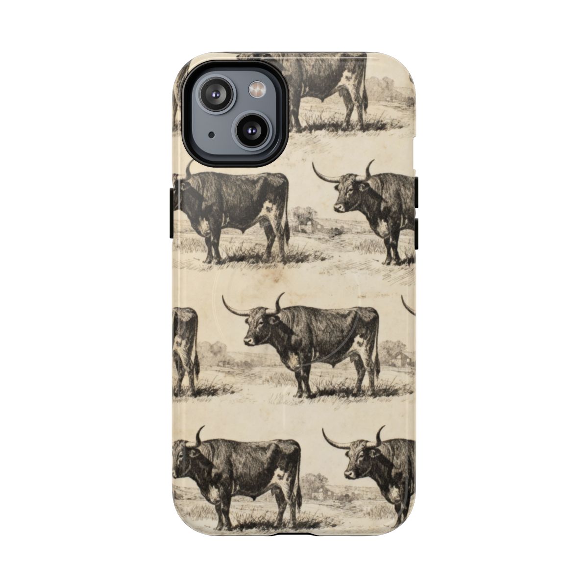 Vintage Longhorns Magnetic Case