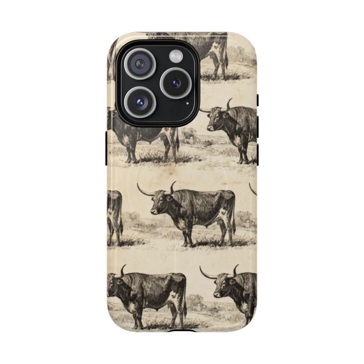 Vintage Longhorns Magnetic Case
