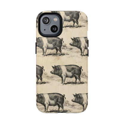 Vintage Pigs Magnetic Case