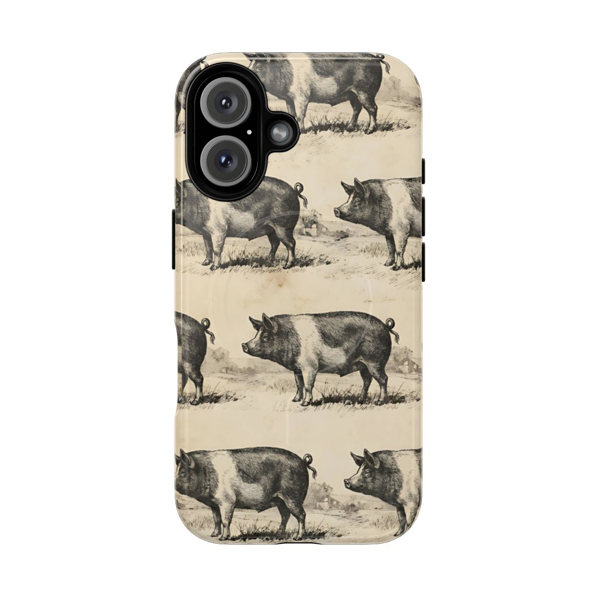 Vintage Pigs Magnetic Case