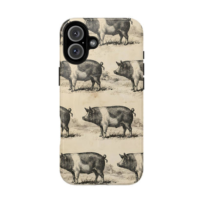 Vintage Pigs Magnetic Case