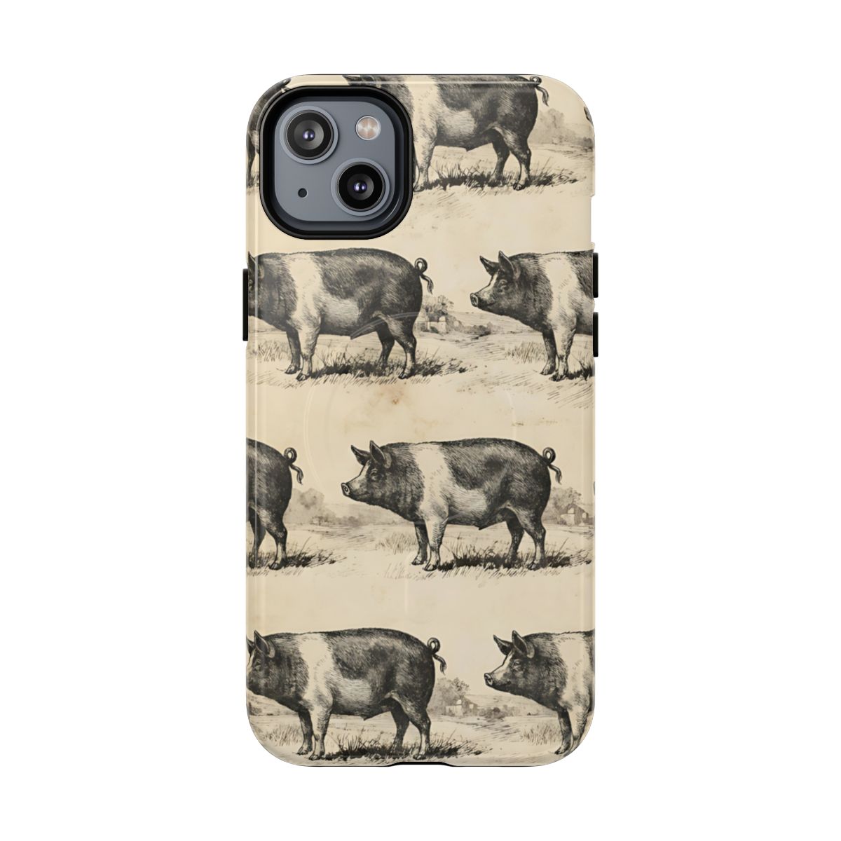 Vintage Pigs Magnetic Case