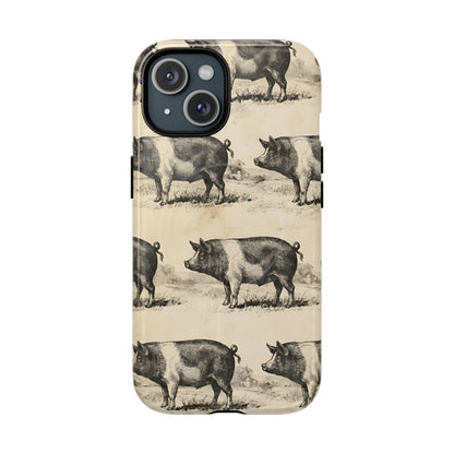 Vintage Pigs Magnetic Case