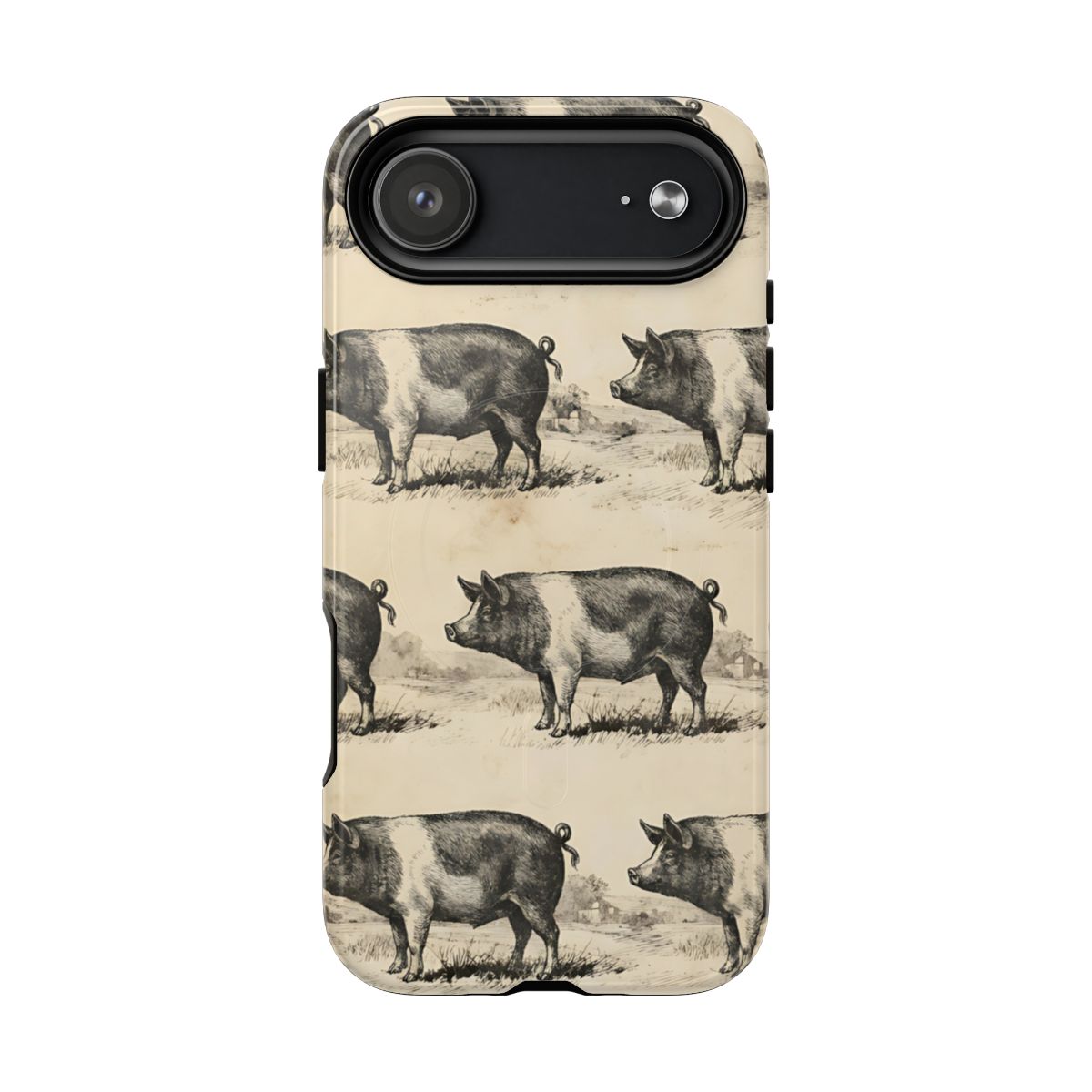 Vintage Pigs Magnetic Case