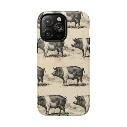 Vintage Pigs Magnetic Case