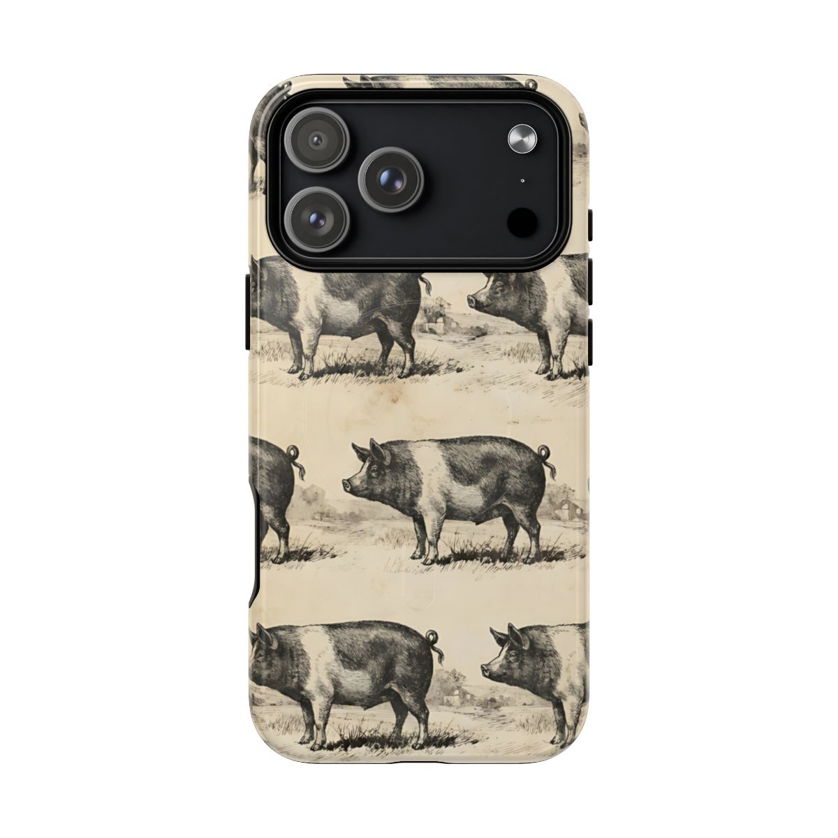 Vintage Pigs Magnetic Case
