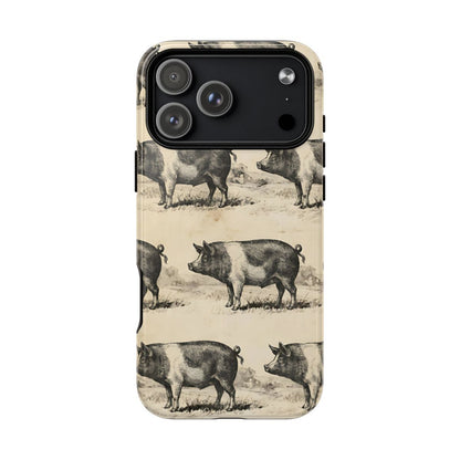 Vintage Pigs Magnetic Case