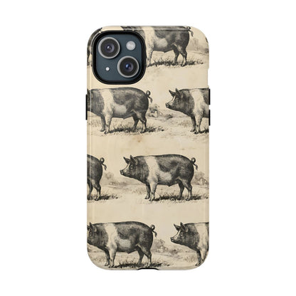 Vintage Pigs Magnetic Case