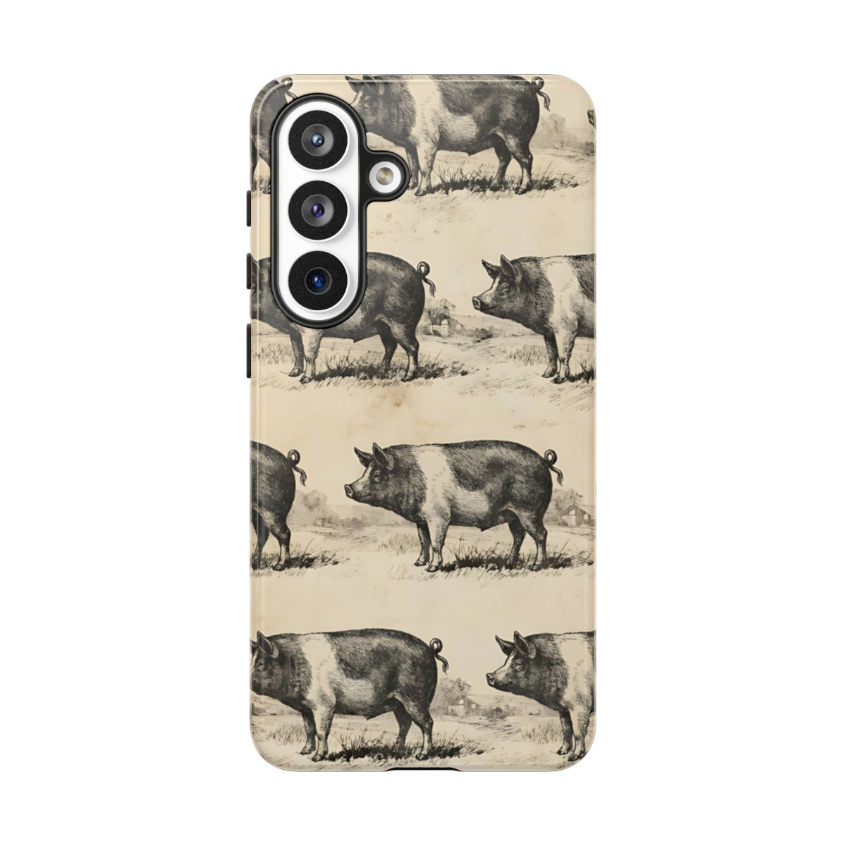 Vintage Pigs Tough Case