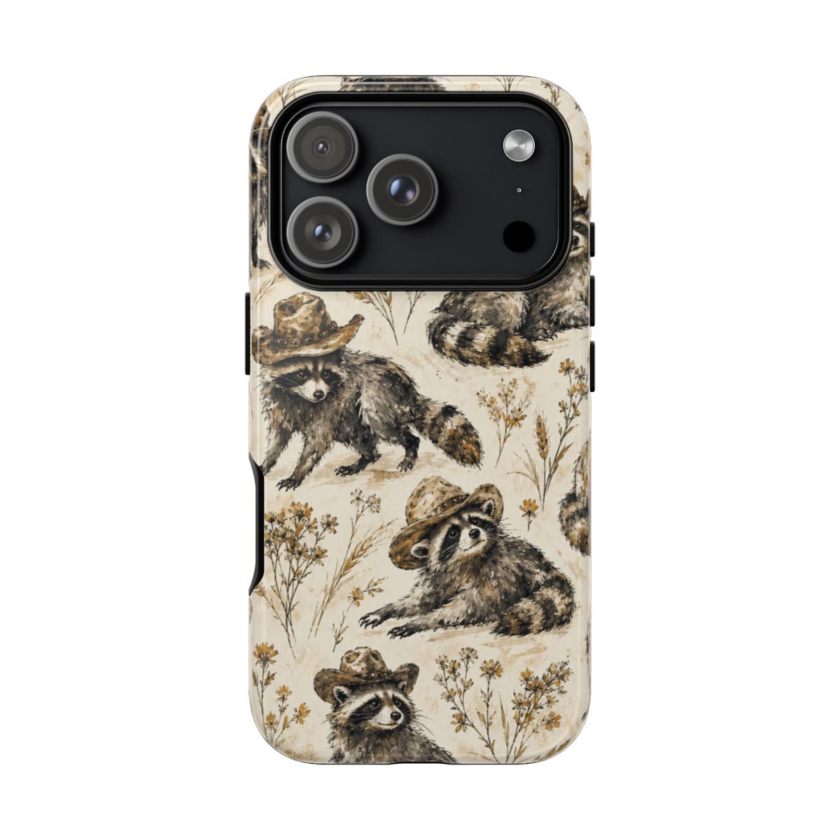 Vintage Raccoon Tough Case - iPhone 18 Pro
