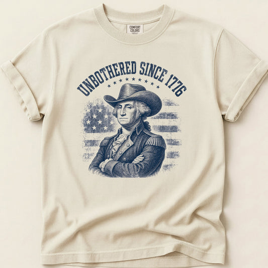Washington Unbothered T-shirt on Ivory